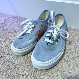 NWT Vans Pig Skin suede shoes baby blue
